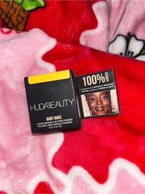 HUDA BEAUTY Baby Bake Loose Setting Powder - Yellow Accent shade Kunafa